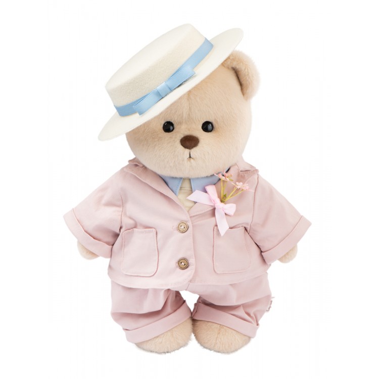 Lina Медведь молочный Сладкая парочка в костюме  M (±30 см) от TeddyTales