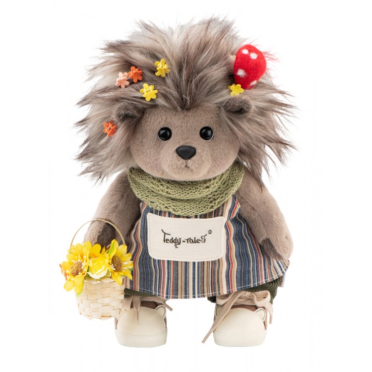 Lina Ежик серый Мори с костюмом M (±30 см) от TeddyTales