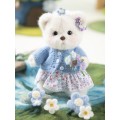 Lina Медведь Незабудка пудинговый цвет с костюмом M (±30 см) от TeddyTales Lina Медведь Незабудка пудинговый цвет с костюмом M (±30 см) от TeddyTales