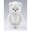 Lina Медведь (длинная шерсть) M (±30 см)  белый цвет от TeddyTales