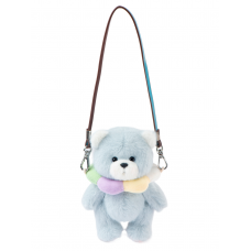 Lina Медведь Карманная серия Радужный цветочный медведь XS (±15 см) синий цвет