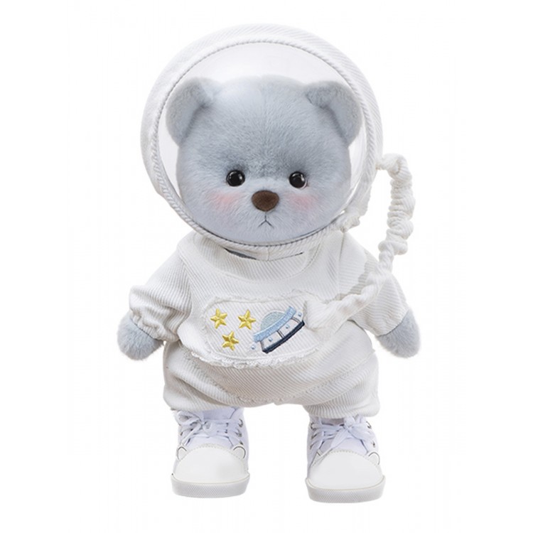 Lina Медведь голубо-серый Жених Астронавт в костюме  M (±30 см) от TeddyTales