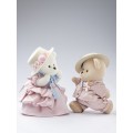 Lina Медведь молочный Сладкая парочка в костюме  M (±30 см) от TeddyTales