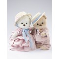 Lina Медведь молочный Сладкая парочка в костюме  M (±30 см) от TeddyTales