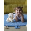 Хлопковый ковер Lillaland COLORFUL BLUE D140 от LILLALAND