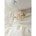 Lina Медведь белый в Винтажном платье невесты M (±30 см) от TeddyTales