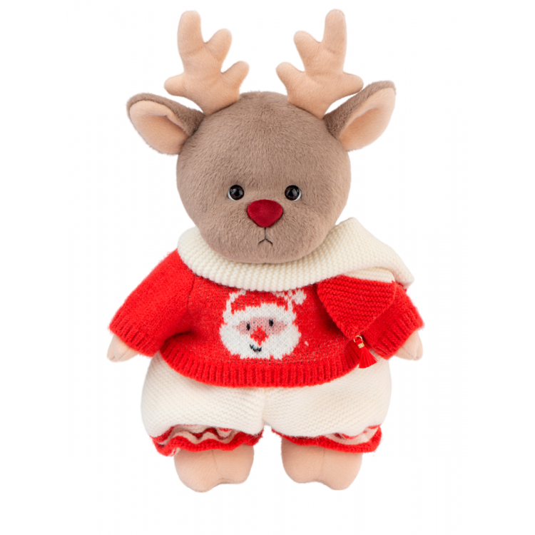 Lina Олень со свитером M (±30 см) от TeddyTales Lina Олень со свитером M (±30 см) от TeddyTales