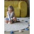 Хлопковый ковер Lillaland COLORFUL WHITE BLUE 120*180 от LILLALAND