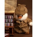 Lina Утенок Шерлок в одежде детектива S (±20 см)  белый от TeddyTales