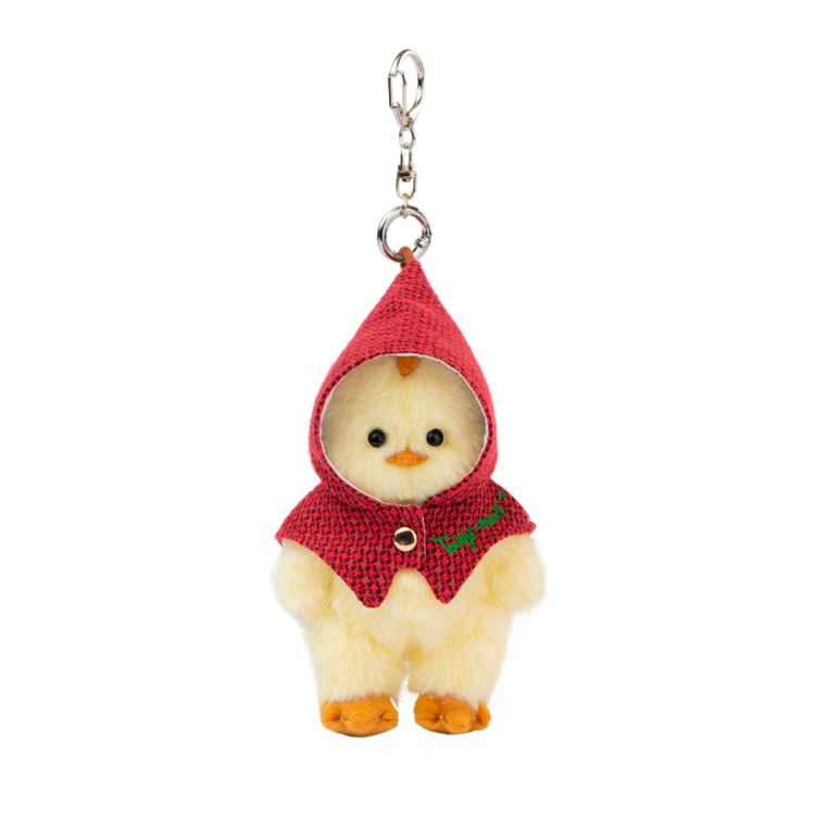 Lina Цыплёнок XXS (±12 см) с красным плащом-брелоком от TeddyTales Lina Цыплёнок XXS (±12 см) с красным плащом-брелоком от TeddyTales