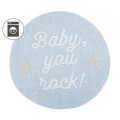 Ковер с надписью Baby, you rock! 120D Lorena Canals