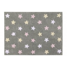 Ковер Stars Tricolor серо-розовый 120*160 Lorena Canals
